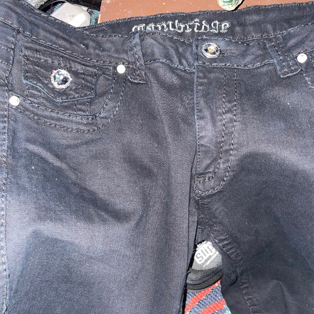 Jet Black skinny jeans